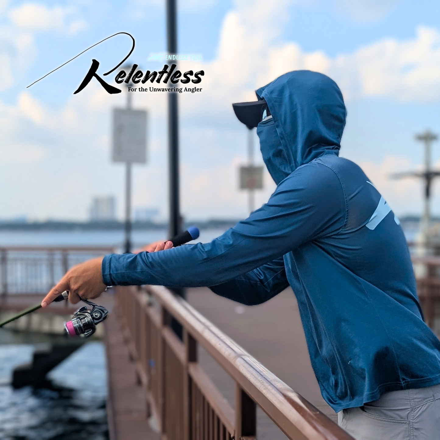 "RELENTLESS" Sun Shirt (with Hood & Buff)