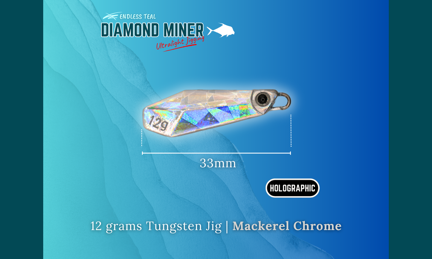 "DIAMOND MINER" 12G Tungsten Jig