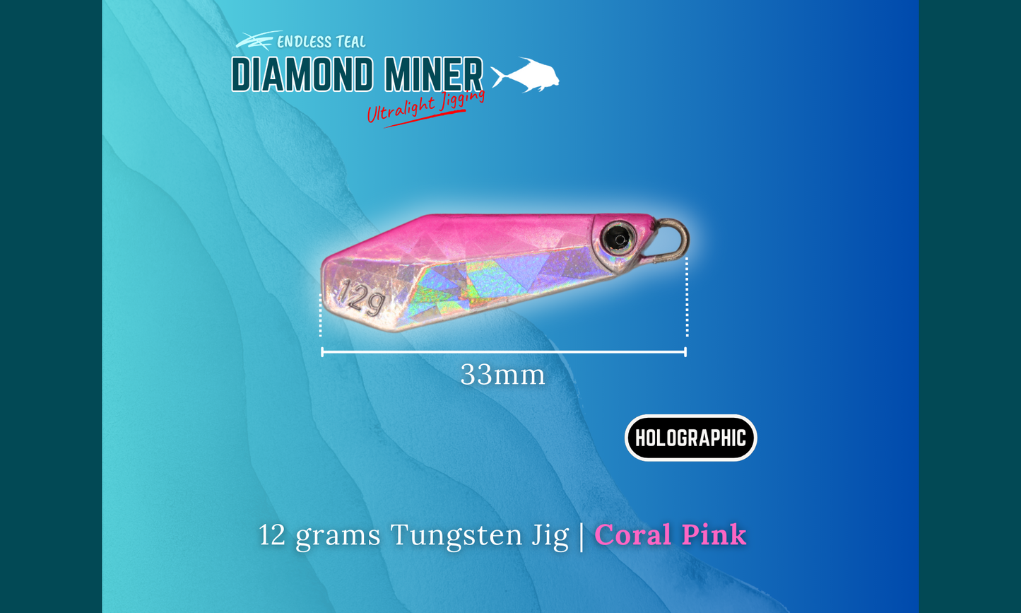 "DIAMOND MINER" 12G Tungsten Jig