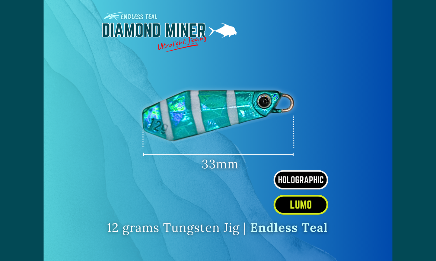 "DIAMOND MINER" 12G Tungsten Jig