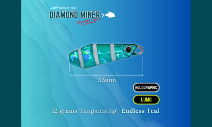"DIAMOND MINER" 12G Tungsten Jig