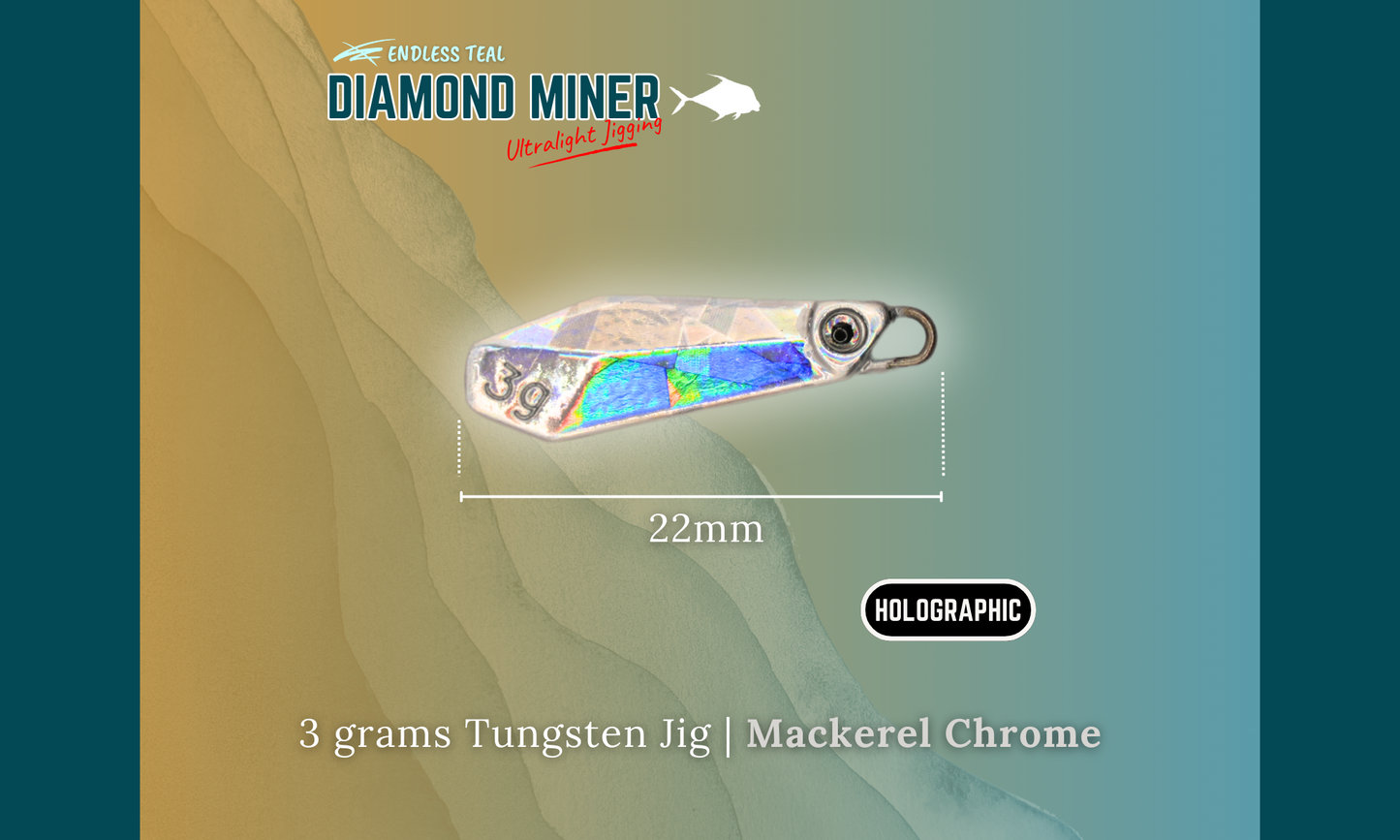 "DIAMOND MINER" 3G Tungsten Jig