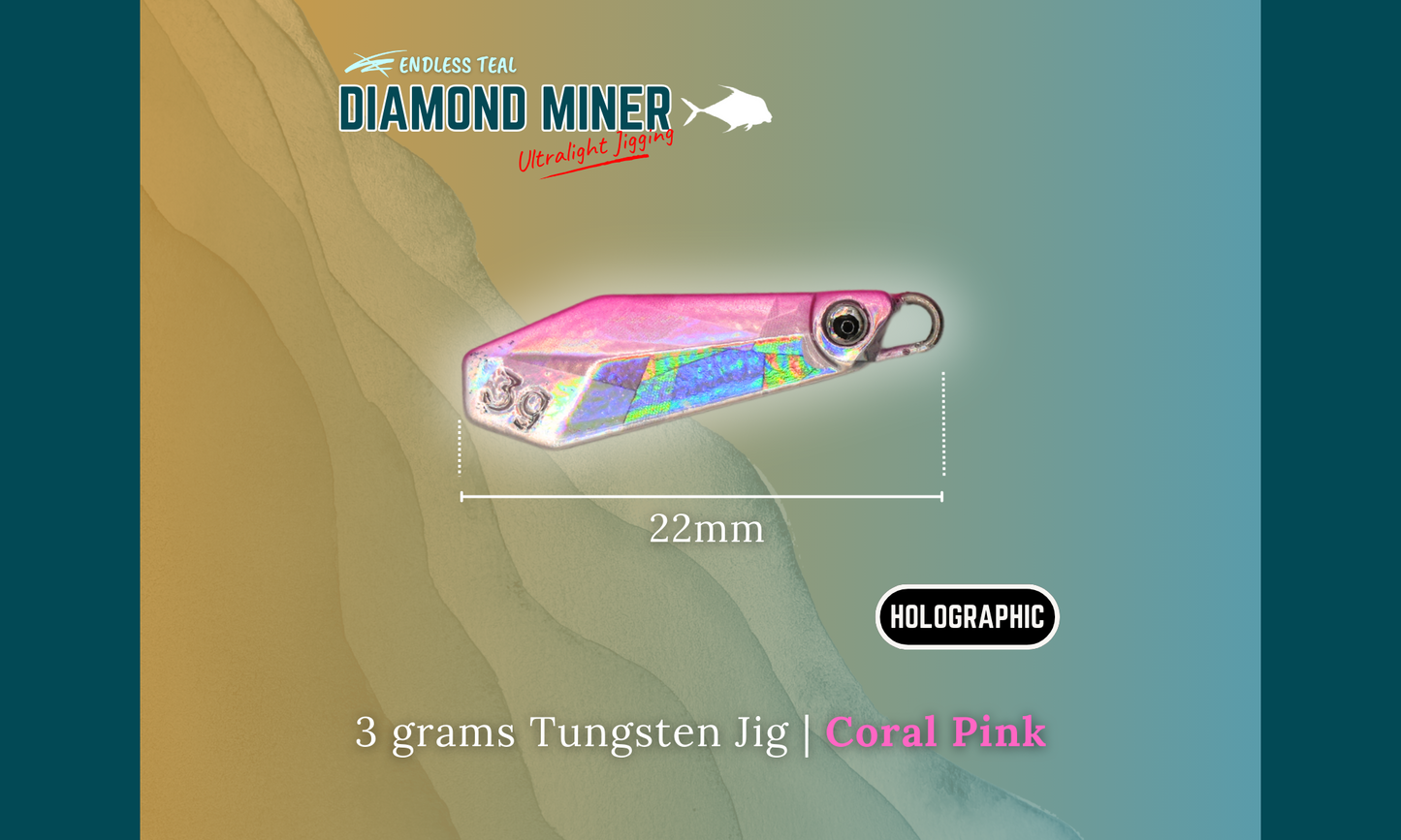 "DIAMOND MINER" 3G Tungsten Jig