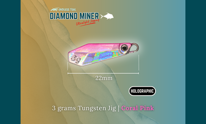 "DIAMOND MINER" 3G Tungsten Jig