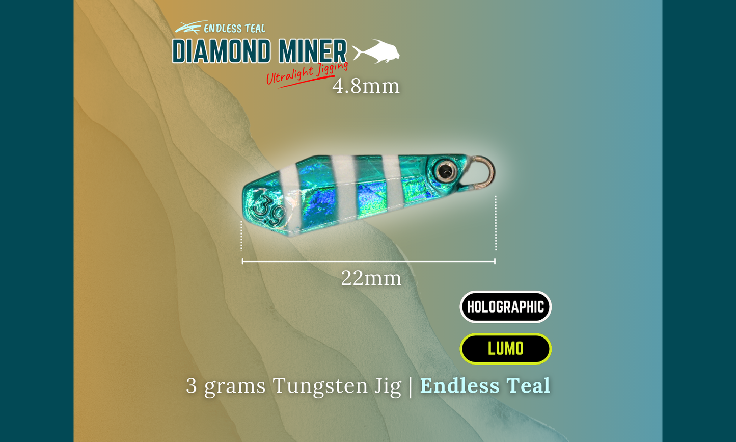"DIAMOND MINER" 3G Tungsten Jig