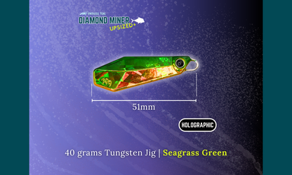 "DIAMOND MINER" 40G Tungsten Jig