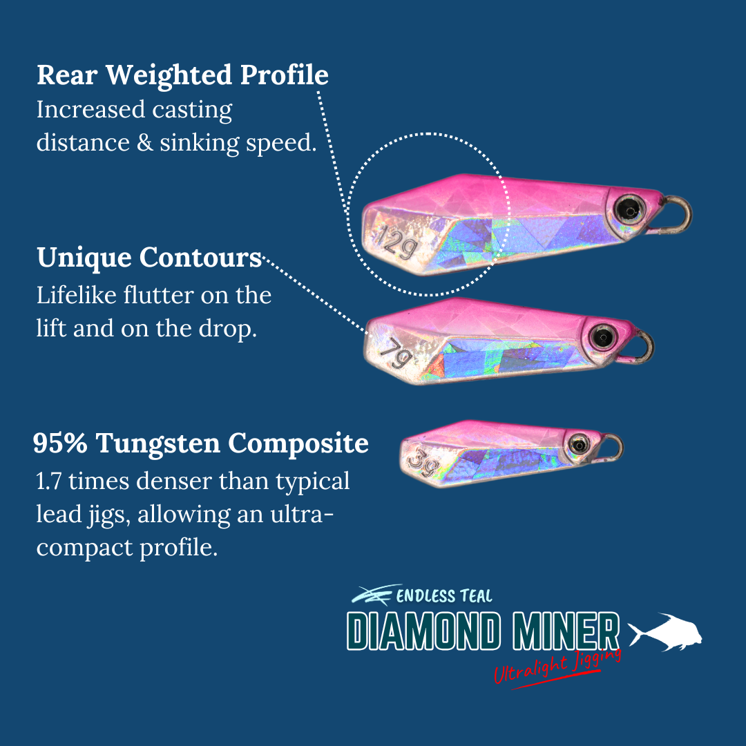 "DIAMOND MINER" 3G Tungsten Jig