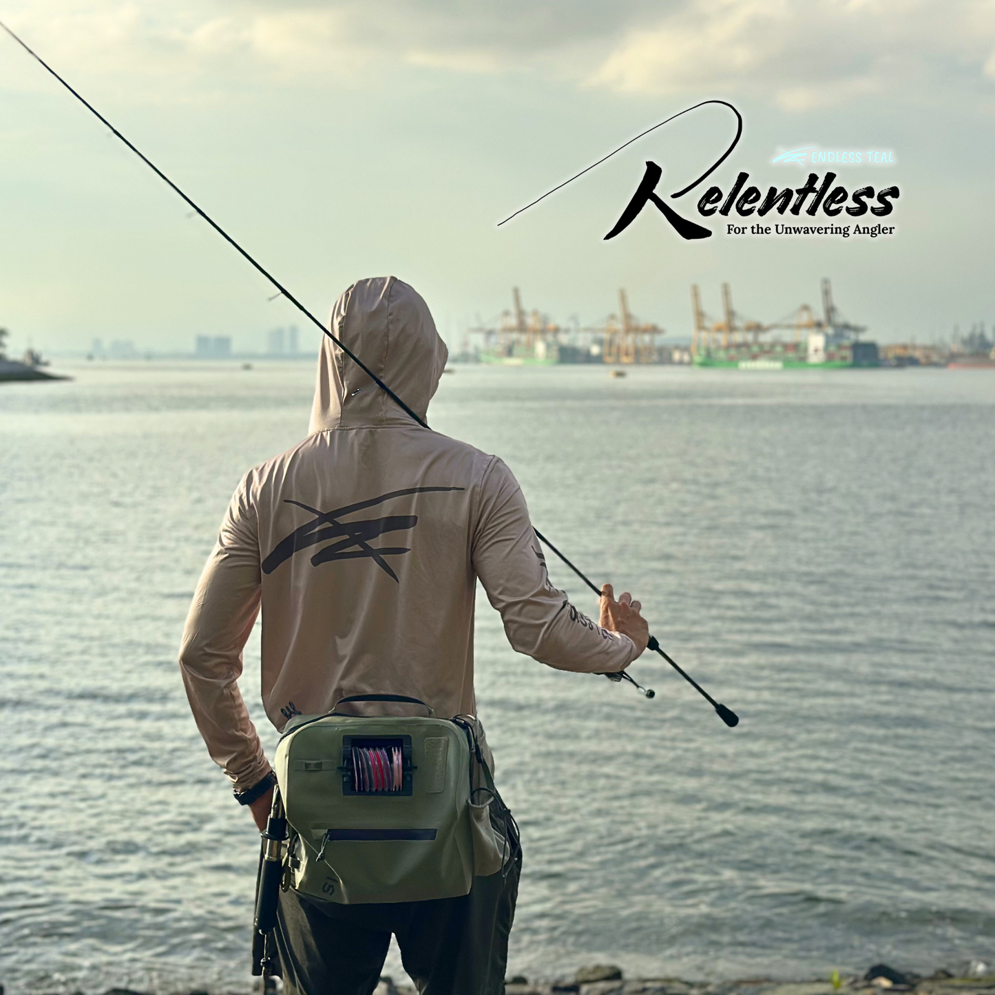 "RELENTLESS" Sun Shirt (with Hood & Buff)