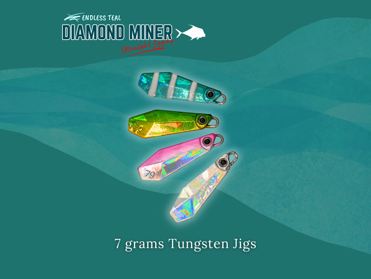 "DIAMOND MINER" 7G Tungsten Jig