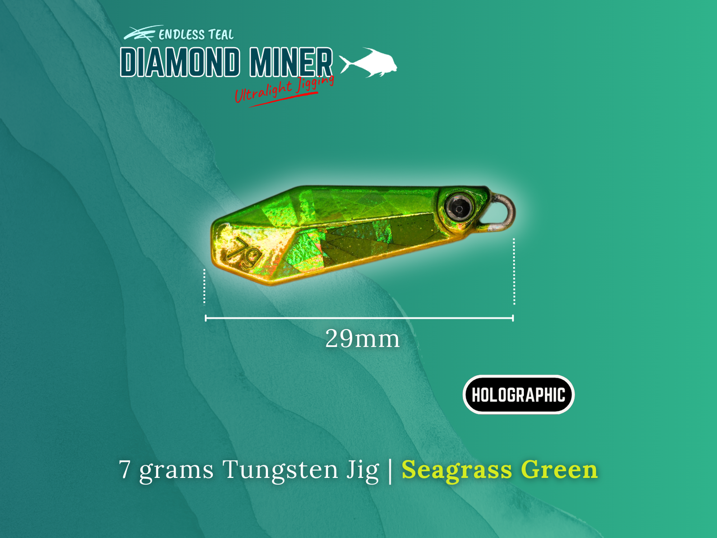 "DIAMOND MINER" 7G Tungsten Jig