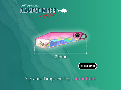 "DIAMOND MINER" 7G Tungsten Jig