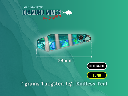 "DIAMOND MINER" 7G Tungsten Jig