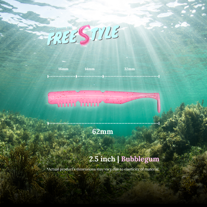 "FREESTYLE" 2.5 inch soft plastic lure